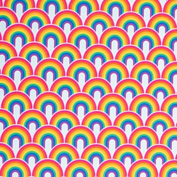 Baumwolljersey Rainbows by Lycklig Design von Swafing